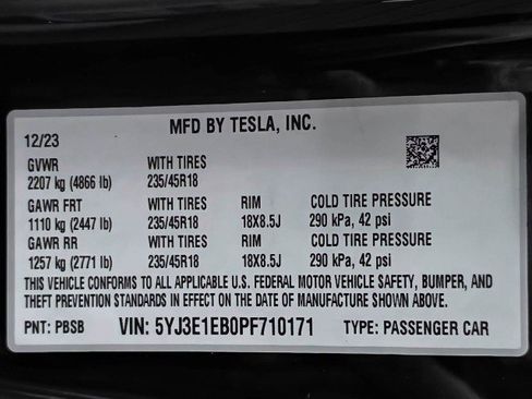 Used 2023 Tesla Model 3 Long Range AWD/4WD image 41