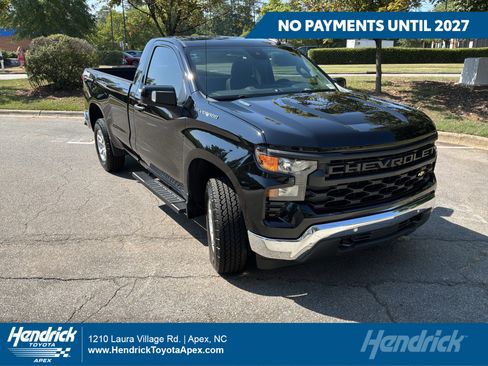 Used 2025 Chevrolet Silverado 1500 W/T w/ WT Safety Package AWD/4WD image 1