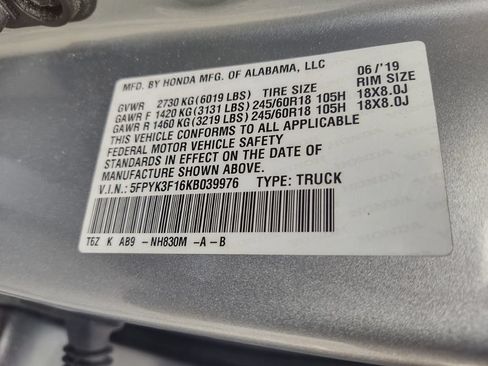 Used 2019 Honda Ridgeline Sport image 28