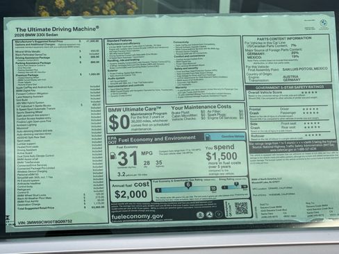 Used 2026 BMW 330i Sedan RWD image 29