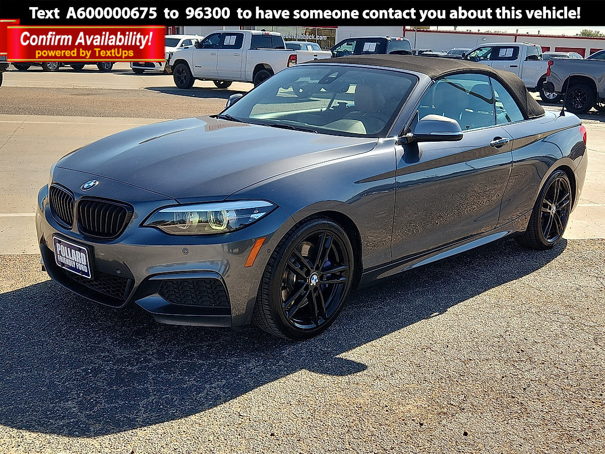 Used 2018 BMW M240i Convertible RWD image 1