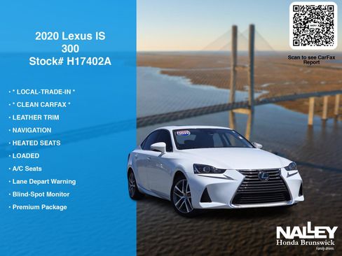 Used 2020 Lexus IS 300 w/ Navigation Package RWD image 7
