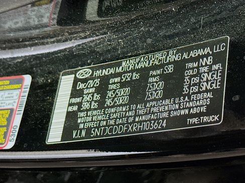 Used 2024 Hyundai Santa Cruz Night AWD/4WD image 40