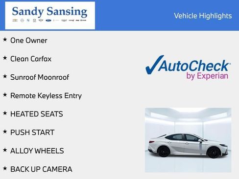 Used 2025 Toyota Camry SE w/ Convenience Package FWD image 7