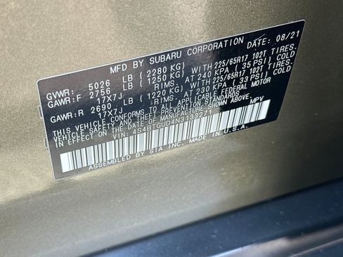 Used 2022 Subaru Outback Wilderness AWD/4WD image 28