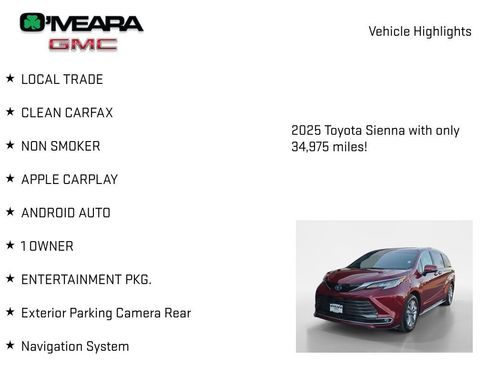 Used 2025 Toyota Sienna Limited image 7