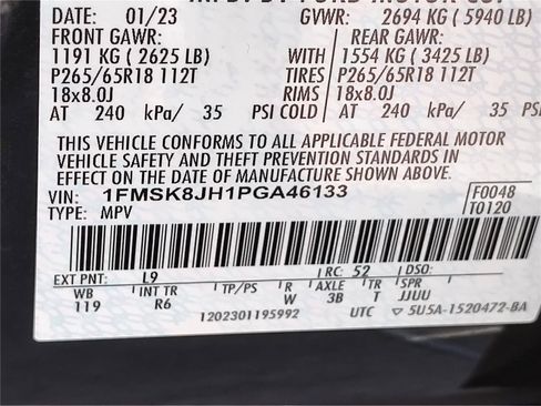 Used 2023 Ford Explorer Timberline w/ Timberline Technology Package image 16