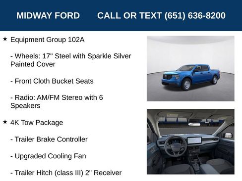 Used 2026 Ford Maverick XL w/ 4K Tow Package AWD/4WD image 7