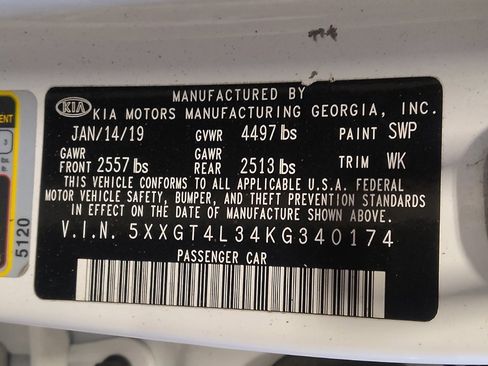 Used 2019 Kia Optima LX image 33