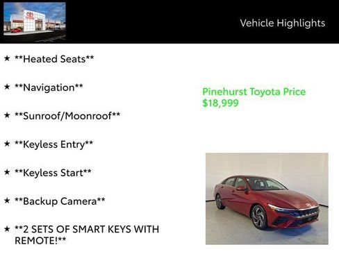 Certified 2024 Hyundai Elantra Limited image 13