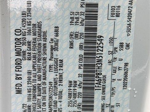 Used 2022 Ford Mustang Premium w/ Equipment Group 201A image 31