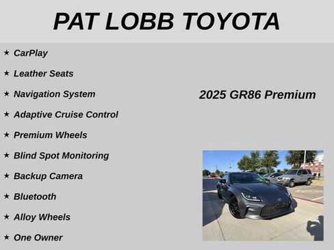 Used 2025 Toyota GR86 Premium w/ ALL Weather Mat Package (TMS) RWD image 20