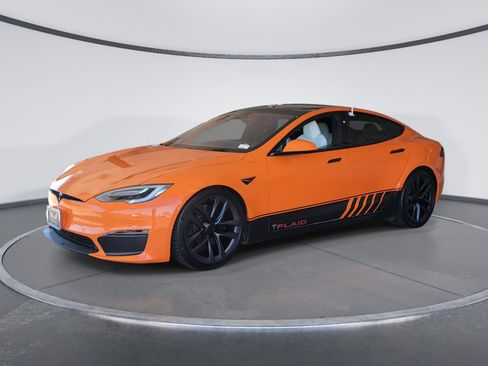 Used 2021 Tesla Model S Plaid AWD/4WD image 5