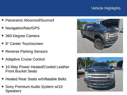 Used 2017 Ford F250 Platinum w/ Platinum Ultimate Package AWD/4WD image 6