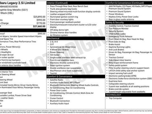 Used 2013 Subaru Legacy 2.5i Limited image 13