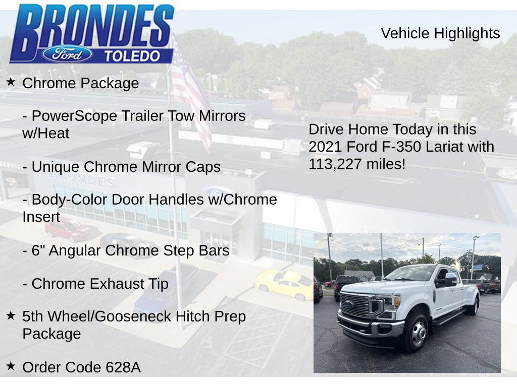 Used 2021 Ford F350 Lariat w/ Lariat Ultimate Package AWD/4WD image 5