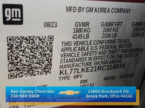 Certified 2024 Chevrolet Trax ACTIV w/ Driver Confidence Package image 9