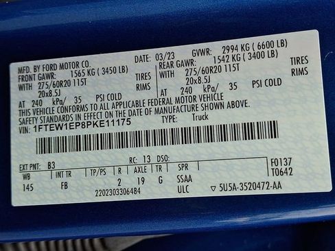 Certified 2023 Ford F150 XLT w/ Equipment Group 302A High AWD/4WD image 28