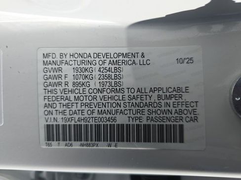 New 2026 Honda Civic Sport Touring image 36