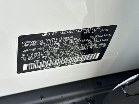 New 2026 Subaru Outback Limited AWD/4WD image 35