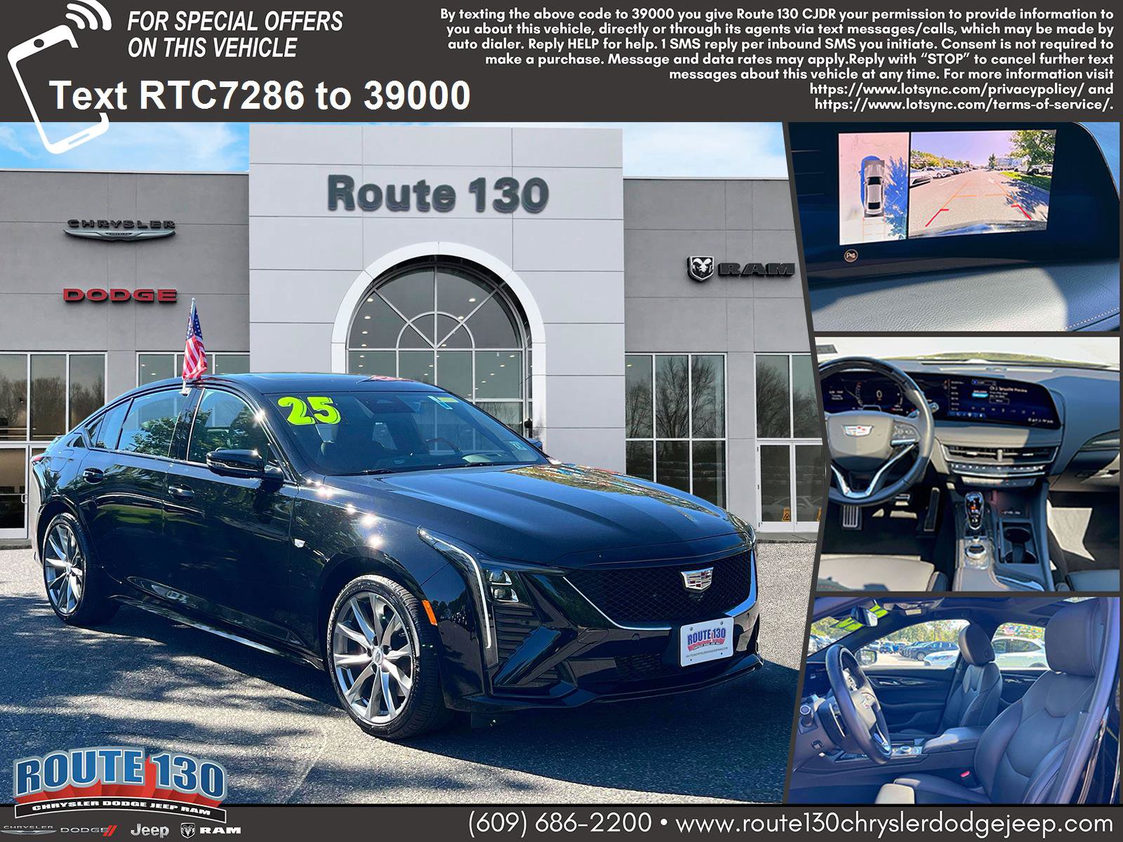 Used 2025 Cadillac CT5 Sport w/ Sun And Sound Package AWD/4WD image 1