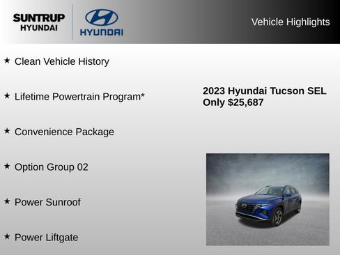 Used 2023 Hyundai Tucson SEL w/ Convenience Package AWD/4WD image 8