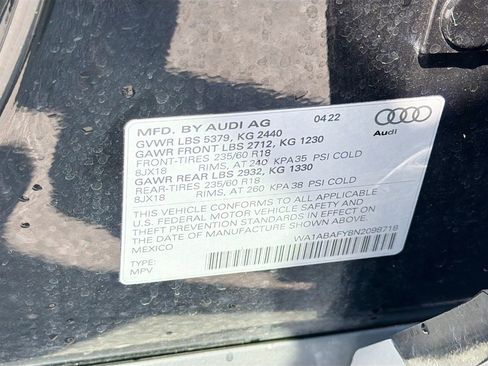 Used 2022 Audi Q5 2.0T Premium w/ Convenience Package AWD/4WD image 42