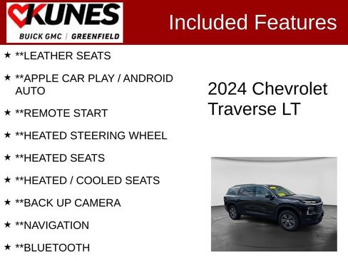 Used 2024 Chevrolet Traverse LT AWD/4WD image 2