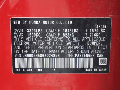 Used 2016 Honda Fit LX image 42