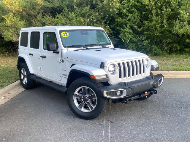 Used 2022 Jeep Wrangler Unlimited Sahara w/ LED Lighting Group AWD/4WD image 1