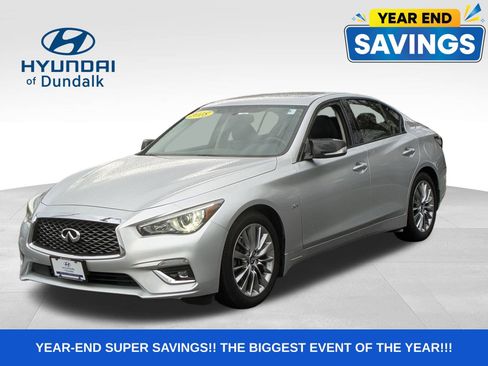 Used 2019 INFINITI Q50 Luxe w/ Essential Package (3.0T Luxe) image 1