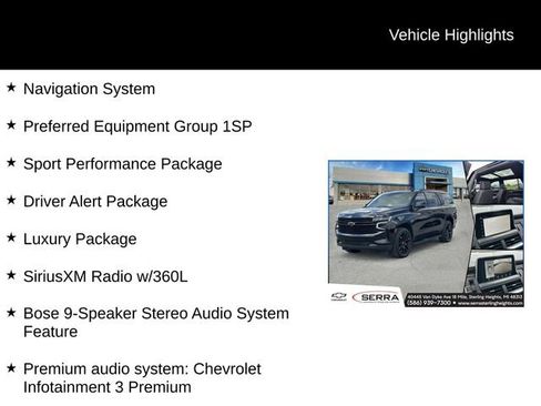 Certified 2023 Chevrolet Tahoe RST w/ Sport Performance Package AWD/4WD image 4