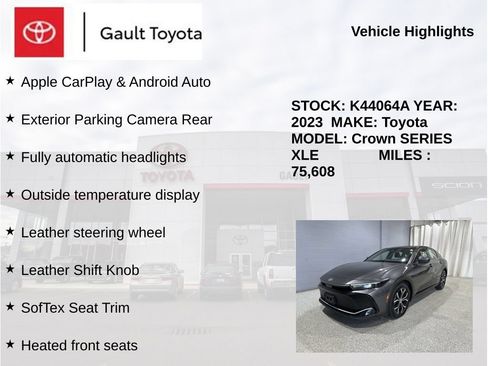 Certified 2023 Toyota Crown AWD/4WD image 5