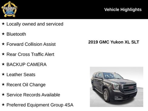 Used 2019 GMC Yukon XL SLT image 2