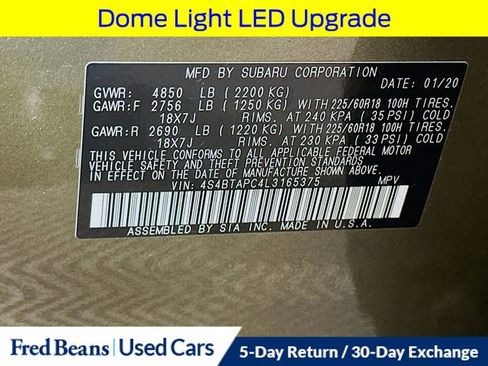 Used 2020 Subaru Outback Touring w/ Popular Package #2 image 41