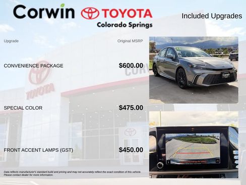 Used 2025 Toyota Camry SE w/ Convenience Package FWD image 4