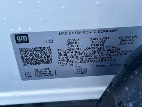 Used 2024 Chevrolet Trax RS w/ Sunroof Package FWD image 31