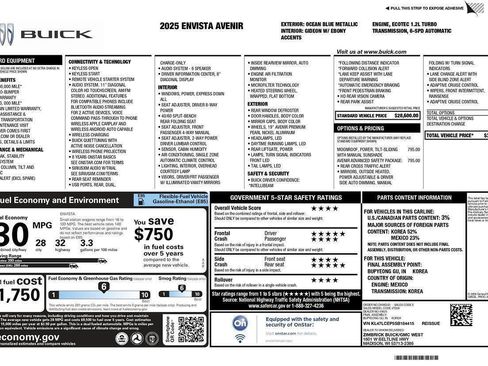 Used 2025 Buick Envista Avenir FWD image 2