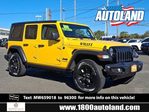Used 2021 Jeep Wrangler Unlimited Willys image 1
