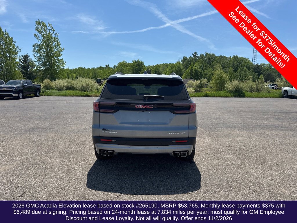 New 2026 GMC Acadia Elevation w/ Elevation Premium Package FWD image 4