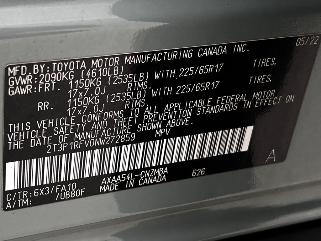 Used 2022 Toyota RAV4 XLE w/ Convenience Package AWD/4WD image 23