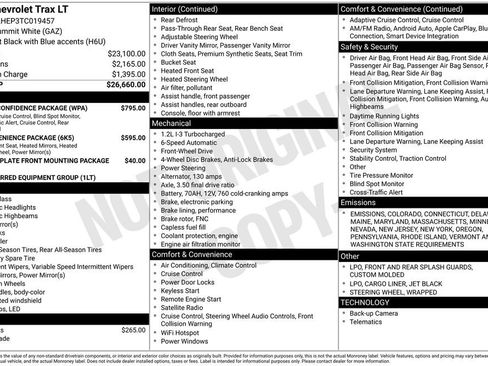 New 2026 Chevrolet Trax LT w/ Driver Confidence Package image 6