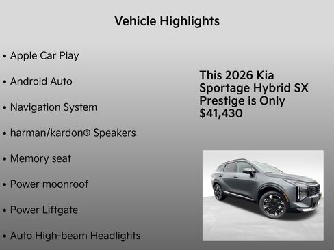 New 2026 Kia Sportage SX Prestige image 5