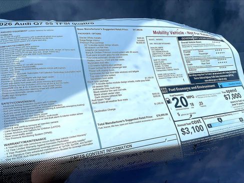 New 2026 Audi Q7 3.0T Premium Plus w/ Premium Plus Package image 18