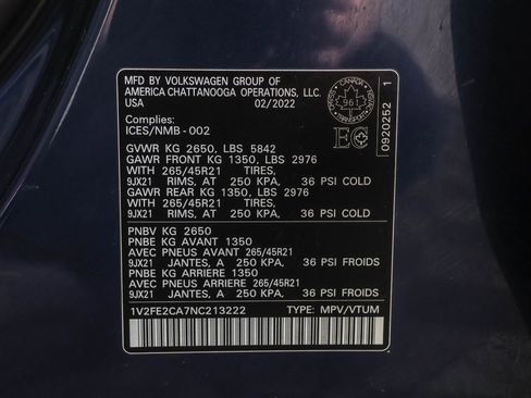 Used 2022 Volkswagen Atlas Cross Sport SEL Premium R-Line image 52