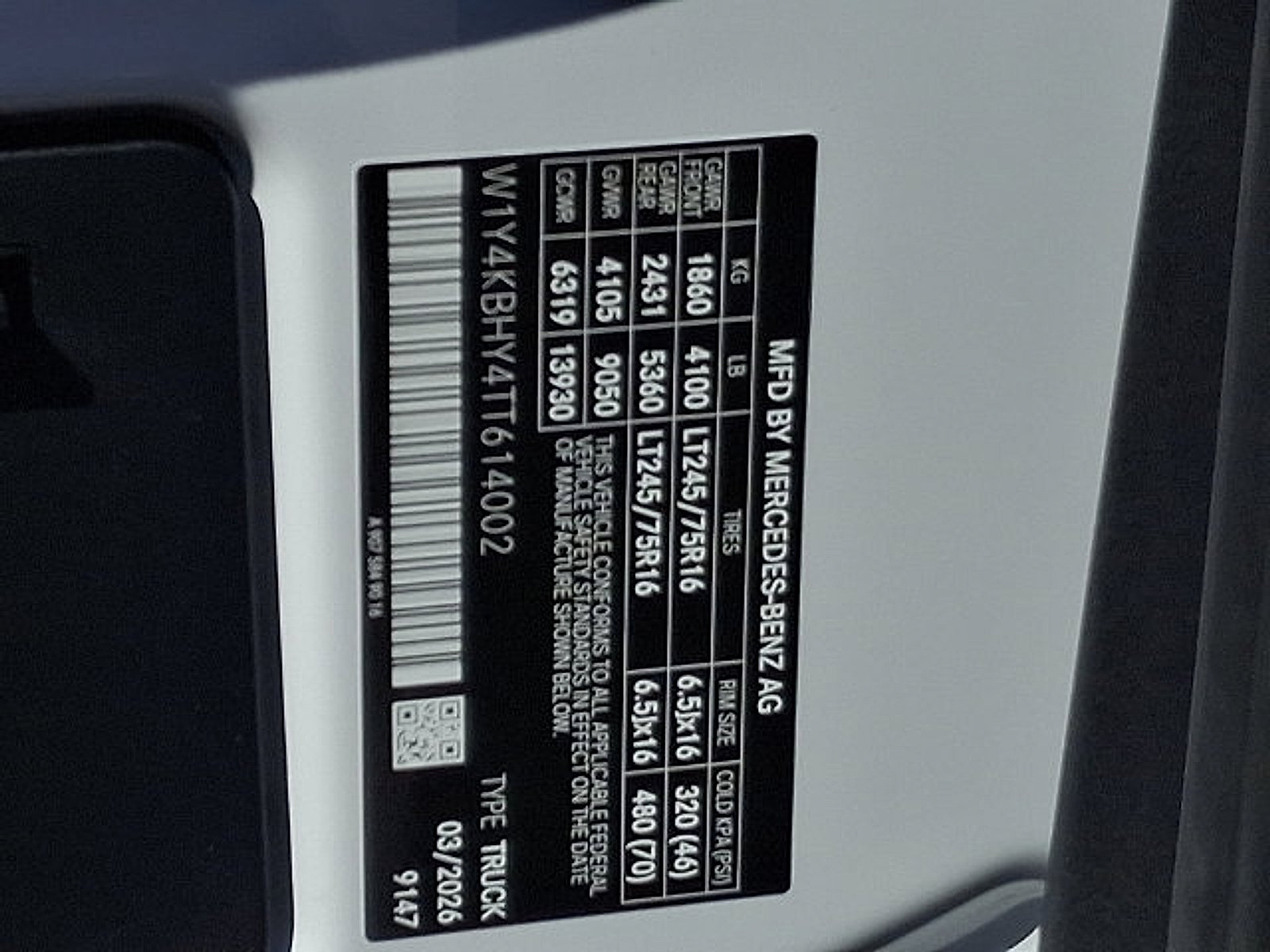 Used 2026 Mercedes-Benz Sprinter 2500 image 22