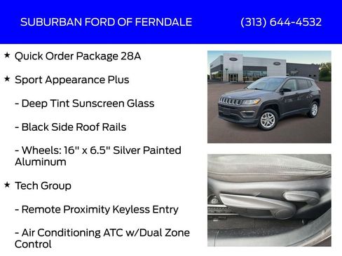 Used 2018 Jeep Compass Sport w/ Tech Group image 4