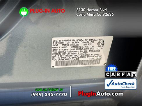 Used 2007 Honda Ridgeline RTS image 8
