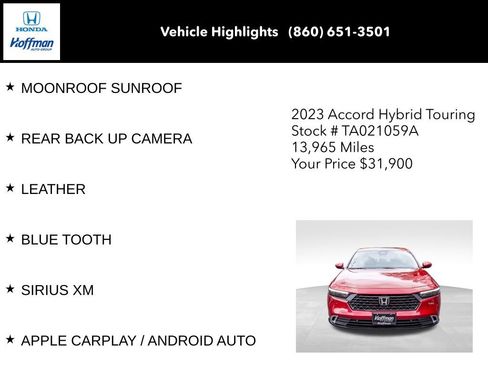 Used 2023 Honda Accord Touring image 8