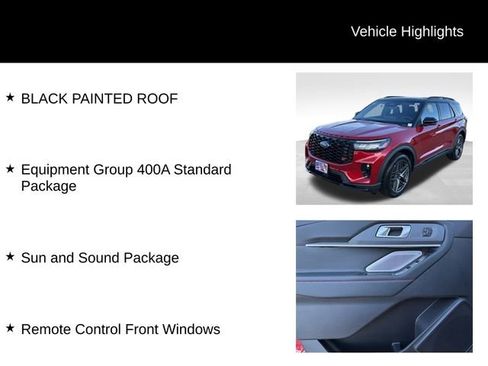 New 2026 Ford Explorer ST w/ Sun And Sound Package image 7